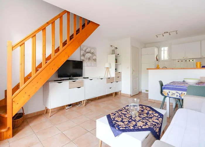 Pavillon Climatise 4 Pieces Avec Wifi, Proche Plage, Terrasse, Barbecue, Park. Privatif, Animaux Admis - Fr-1-409-249 ヴィラ *