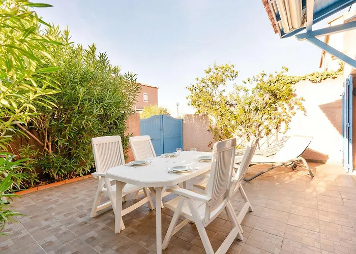 Pavillon Climatise 4 Pieces Avec Wifi, Proche Plage, Terrasse, Barbecue, Park. Privatif, Animaux Admis - Fr-1-409-249 ヴィラ *